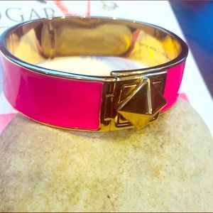 kate spade  “wish you were here” hinge bracelet